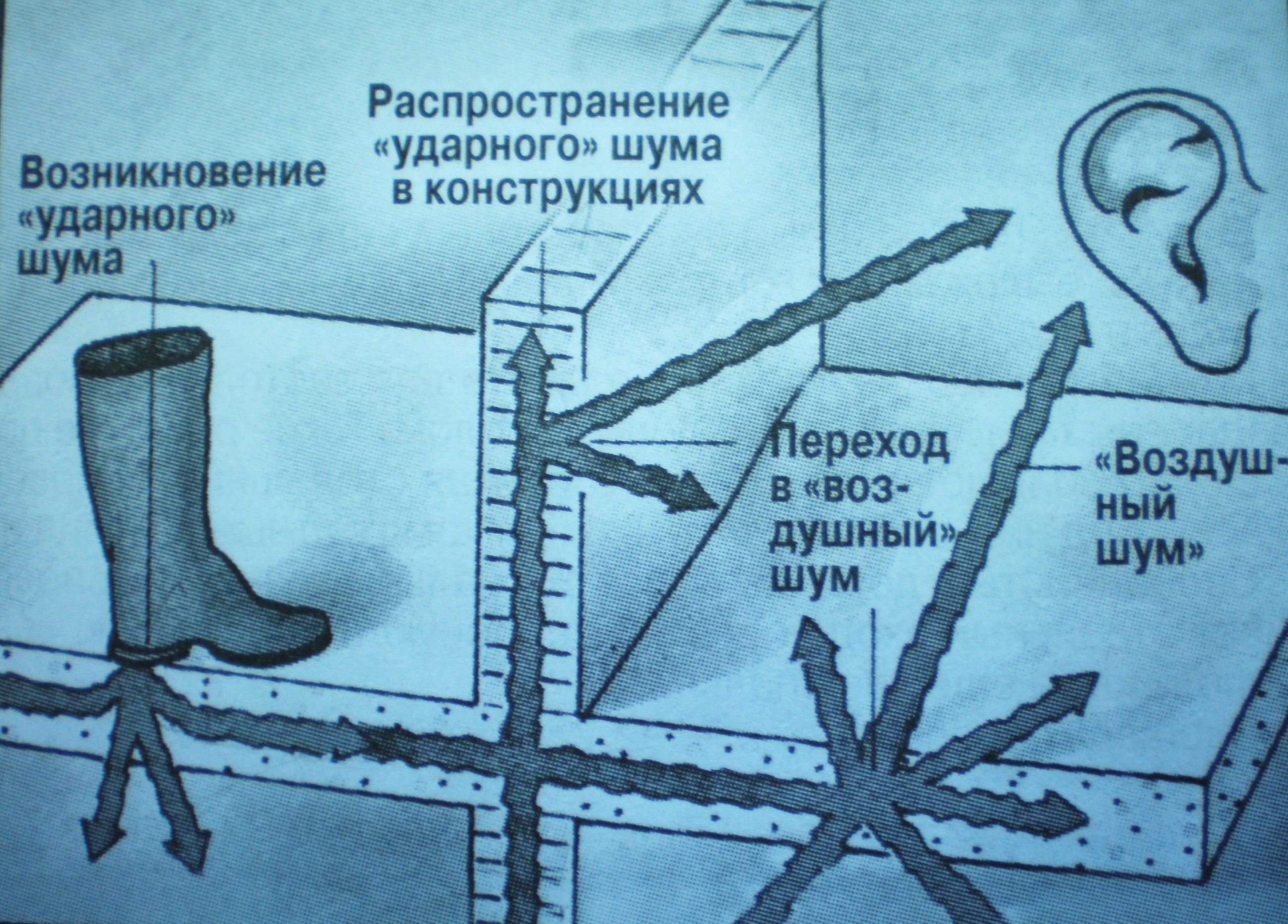 как распространяется звук в доме (100) фото